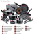 T-Fal Culinaire 16-Piece Nonstick Cookware Set with Thermo-Spot