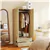 Modern Wardrobe Closet Armoire with 2 Drawers and Hanging Rod