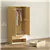 Modern Wardrobe Closet Armoire with 2 Drawers and Hanging Rod