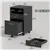 Office Lockable Rolling Filing Cabinet