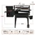 456 sq in Wood Pellet Smoker & Grill with Auto-Temp Control