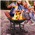 Yaheetech 22-Inch Outdoor Fire Pit with BBQ Grill