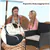 FDW Black 3-Piece Wicker Patio Bistro Set