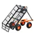880 lb Metal Garden Dump Cart with 10' Tires