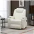 SereneGlide Massage Chair - Cream White
