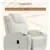 SereneGlide Massage Chair - Cream White
