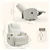SereneGlide Massage Chair - Cream White