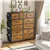 12-Drawer Dresser, Fabric Dresser Organizer with Wood Top(Brown))