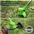24V Cordless Lawn & Weed Trimmer – Lightweight Adjustable Grass Cutter