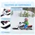 Kids Snow Racer Sleds with Padded Rubber Seat