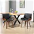 PU Leather Set of 2 Kitchen Dining Chairs
