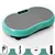 Vibration Plate Exercise Machine with Bands & 3 Preset Modes(Green)