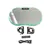 Vibration Plate Exercise Machine with Bands & 3 Preset Modes(Green)