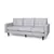 Modern 3-Seater Sofa with Rubberwood Legs