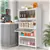 Freestanding Metal Kitchen Pantry Cabinet with 4 Flip Doors 5 Level