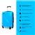 Luggage Set 3-Piece ABS Hard Shell, 28'/24'/20' Suitcases (Blue)