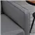 Button Tufted Fabric Sofa Bed - Charcoal Gray