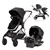 Evenflo Pivot Xpand Modular Compact Fold Travel System w/ Stroller & C