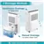 57 Pint Dehumidifier for Home and Basement