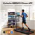 MERACH Folding Walking Pad Treadmill with Handlebar - 12km/h