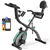 MERACH Folding Magnetic Exercise Bike with 16 Levels