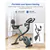 MERACH Folding Magnetic Exercise Bike with 16 Levels