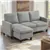 Modern L-Shaped Sectional Sofa with Reversible Chaise