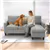 Modern L-Shaped Sectional Sofa with Reversible Chaise