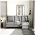 Modern L-Shaped Sectional Sofa with Reversible Chaise