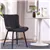 Dining Chairs Set of 2 for Kitchen, Dining, Living Room, Black