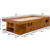 Storage Platform Bed Frame with Built-In Drawers Brown.