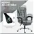 High Back Office Chair PU Leather with Footrest and Armrest