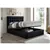 Modern Lift-Up Storage Bed - Black/King