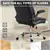 Executive Desk Chair with Diamond Fabric - Black