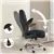 Executive Desk Chair with Diamond Fabric - Black