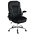 Executive Desk Chair with Diamond Fabric - Black