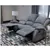 Crawford Luxury Recliner Sofa in Grey