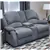 Crawford Luxury Recliner Set in Grey Includes: Sofa, Loveseat