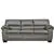 Jamieson Sofa Set Collection in Pewter, Includes: Sofa & Loveseat