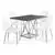 Marco 5-Piece Dining Package – White