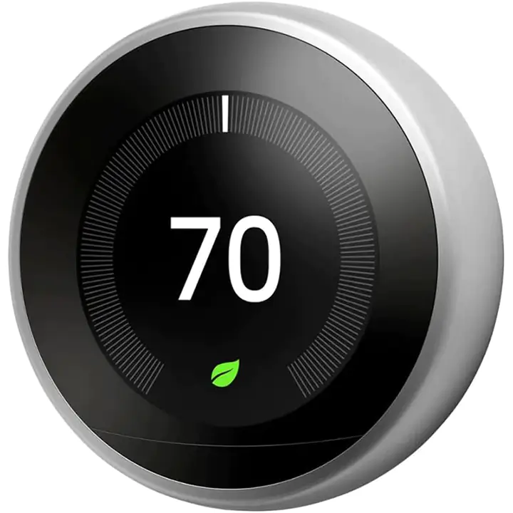 Google Nest Learning Thermostat - Stainless Steel