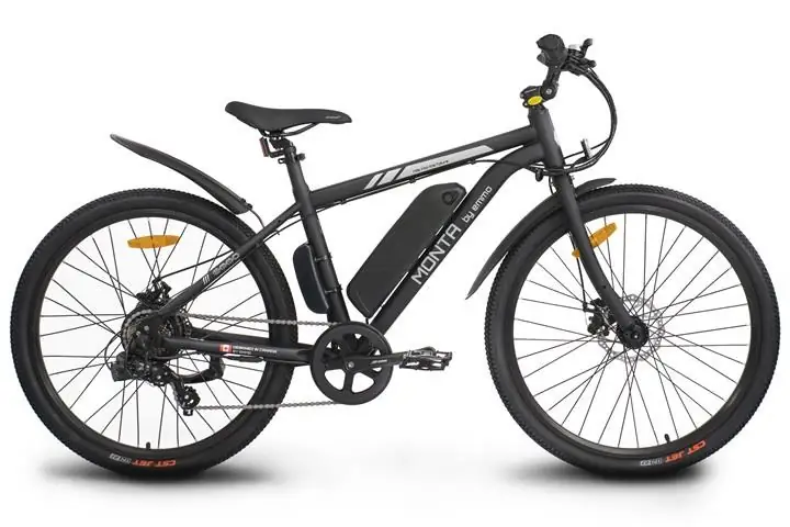 Emmo 26inch Electric Mountain Bike - Walker - Removable Battery- Black