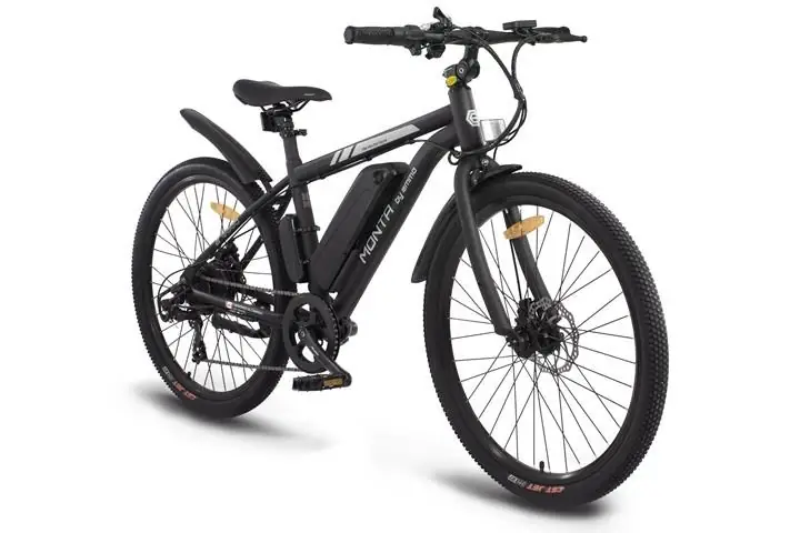 Emmo 26inch Electric Mountain Bike - Walker - Removable Battery- Black