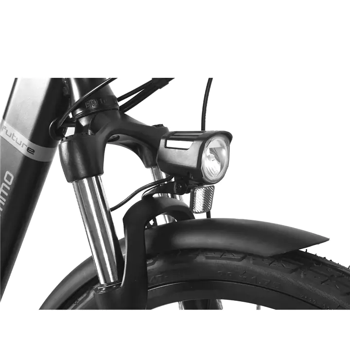 Emmo 26inch Step-Thru Comuting Bike - City-48V Removable Lithium-Black