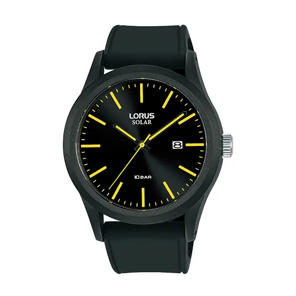 Lorus RX301A Solar Men's Watch - Black