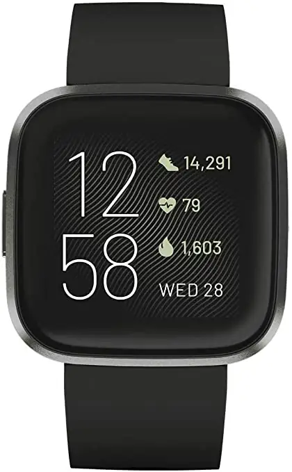 Fitbit Versa 2 Health & Fitness Smartwatch Black