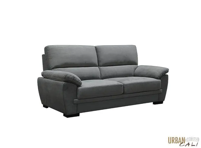 Urban Cali Monterey 80 Inch Pillow Top Arm Sofa in Light Grey