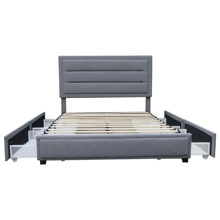 Russell-60'' Bed-Grey