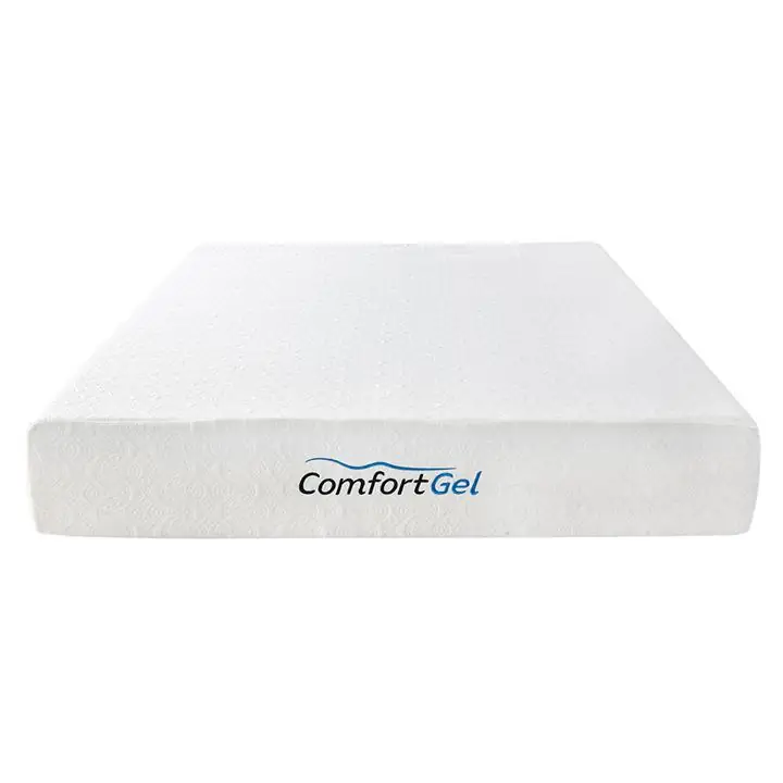 Comfort Gel 10” Queen Mattress  Set Includes: Mattress and 2-in-1 Bed & Box Spring