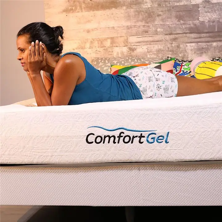 Comfort Gel 10” Queen Mattress  Set Includes: Mattress and 2-in-1 Bed & Box Spring